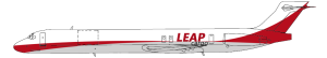 McDonnell Douglas MD-80 MD-80SF in Leap Dynamics livery